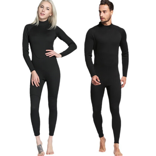Shantou Lincun 2mm neoprene one-piece wetsuit surfing suit cold-proof diving swimsuit outdoor beach wetsuit MY056 Men's S
