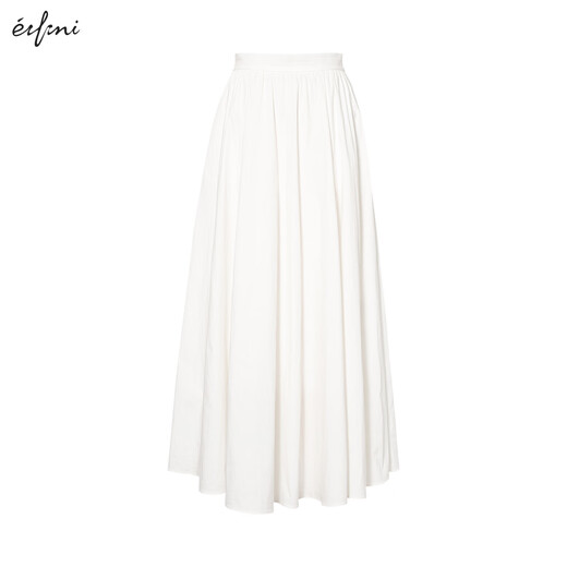 
Eifli (eifini) Eifli 2025 summer new large A-swing mid-length umbrella skirt for women with mass-slim commuter texture skirt white extended version M 100-110Jin [Jin equals 0.5 kg]