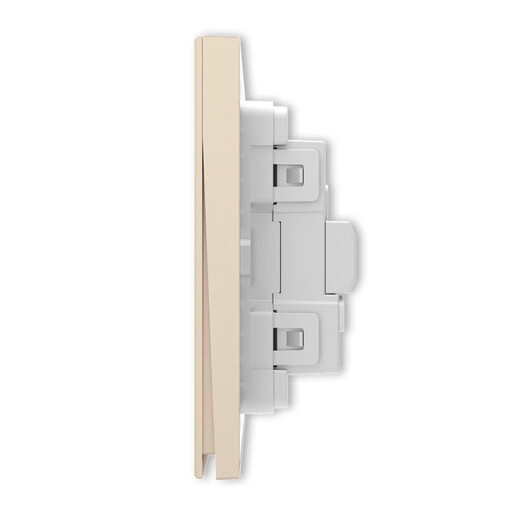 ABB switch socket panel Yingzhi series gold frameless 86 type household power supply double open dual control