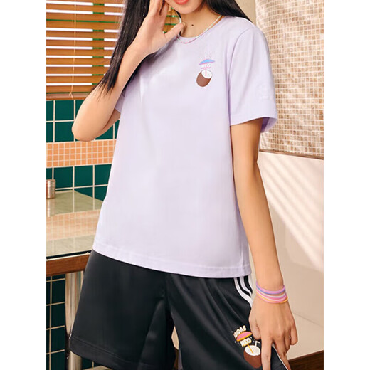 
Adidas short-sleeved women's summer new casual half-sleeved pure cotton printed sports T-shirt IP3880 IP3878/cotton/ XS 75-85Jin[Jin equals 0.5 kg]