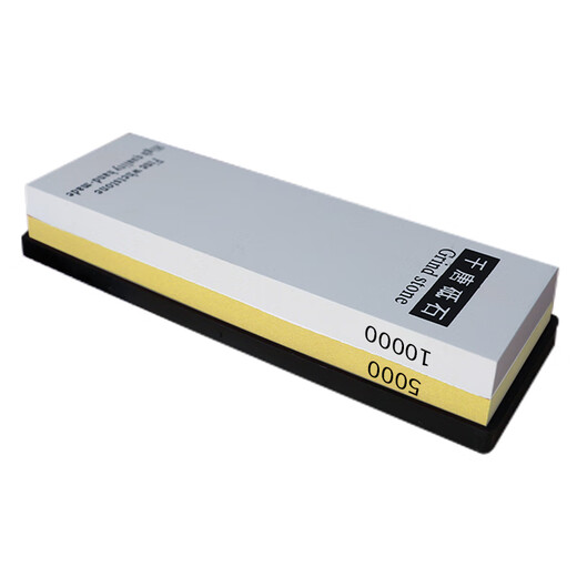 Qiantang whetstone, double-sided white corundum whetstone, special thick and thin double-sided ultra-fine grinding whetstone for household kitchen knives, 400_1000 mesh (commonly used)