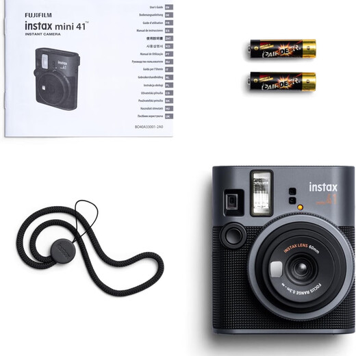 Fuji (FUJIFILM) instax mini40/mini41 instant camera mini41 black official standard (no photo paper)