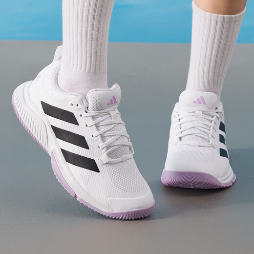 Женская обувь и кроссовки adidas 25 осень Новая износостойкая удобная воздухопроницаемая туфли для бадминтон