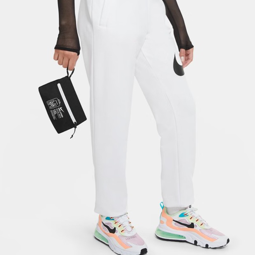 NIKE基础logo款可折叠收纳藏匿 涤纶 鞋盒包手拿包手提包 常规 男女同 黑色