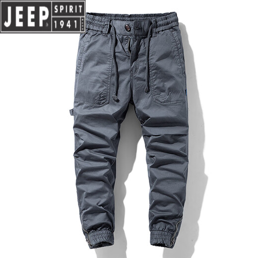 Jeep Spirit Live Sendung dieselbe reine Baumwolle Casual Hosen für die amerikanische Modemarke für Männer Retro Loose Frühling und Herbst Sommer Arbeiten Outdoor-Fußhosen Khaki 679 Sommerstil regulär 28 Vorschläge 90-110jin [Jin gleich 0,5 kg]