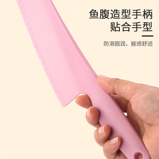 Chengyang Couteau de cuisine complémentaire en plastique pour enfants, sans danger pour les mains, couteau à fruits, éducation préscolaire sûre, coupe de fruits à la maternelle, ensemble de planches à découper d'enseignement, ensemble de couteaux de sécurité rose, ensemble de 6 pièces