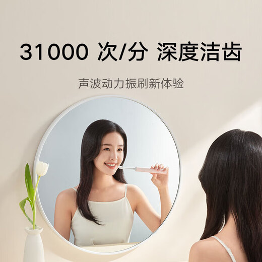 米家小米电动牙刷T200/200C 声波洁牙柔感护龈 差旅便携Type-C充电 情侣礼物推荐 米家电动牙刷T200 蓝色
