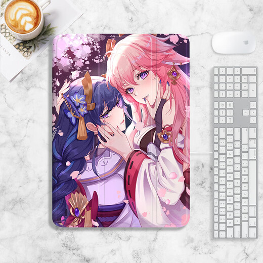 Шангтиан Яхей Боже Сын Генеральный Дел Генерал IPAD Protector подходит для Apple Air6 Flat 2025 Новый Pro11-дюйм IPad 10 Shell 13-дюймовый силикон 10,9 против Fall Air5 N12808 Genshin Impact Book Model + Memdered Film Ipad Air 2024 (13-дюймовый)