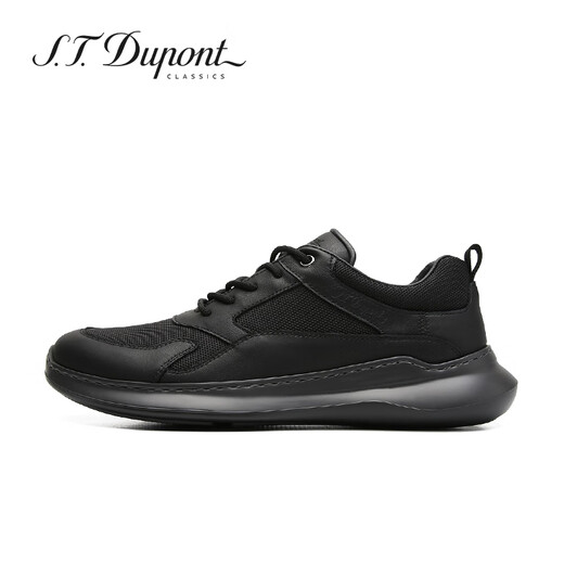 S.T.DUPONT CLASSICS Dupont men's toe-layer cowhide leather shoes men's comfortable urban sports casual business shoes black 40