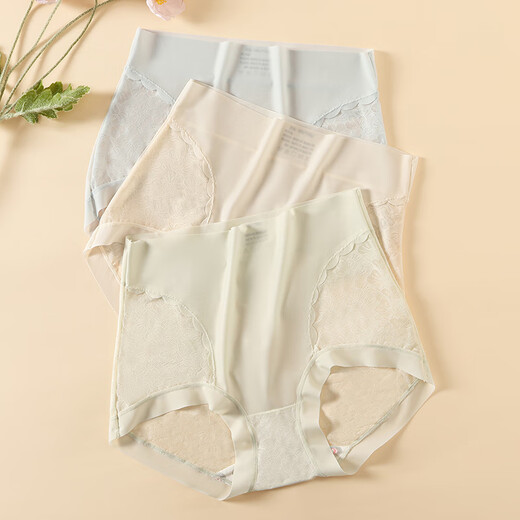 Funden Unterwäsche für Frauen modal 10A Antibakteriell 3 sexy spitzen leichte atmungsaktive mittlere Taille Unterwäsche für Frauen