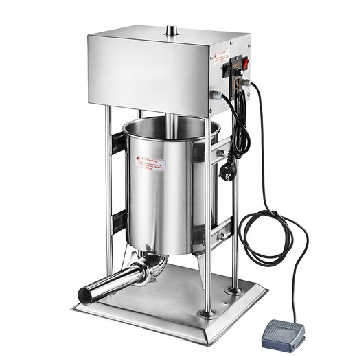 Shixishuo Sausage Filling Machine Commercial Fully Automatic Household Manual Small Electric Sausage Filling Can Ham Sausage Machine Large Machine Electric 30 Liters Approximately 49 Jin Jin equals 0.5 kg High Version