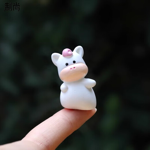 创意歪头十二生肖diy装饰品配件迷你桌面小摆件儿童玩具模型礼物 迷你可爱十二生肖12款