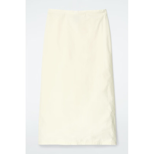 COS de falda de algodón blanco cremoso para mujer1283702002 32