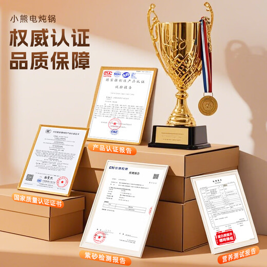 Bear electric stew pot, electric stew pot, electric casserole, soup pot, stew pot, purple casserole, bird's nest stew pot, porridge, baby food supplement pot, electric cooker 3L DDG-K30H1