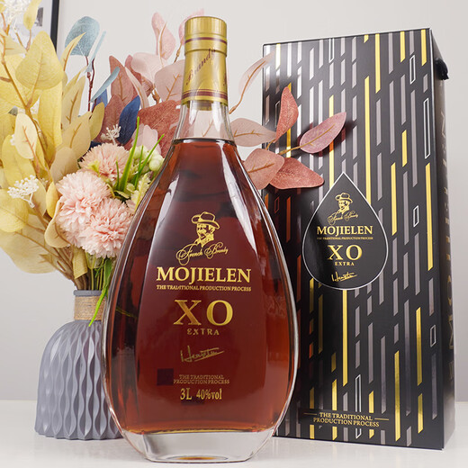 蒂洛仕莫捷仑白兰地XO洋酒1L/3L法国进口醇厚干邑口感 1L 1瓶