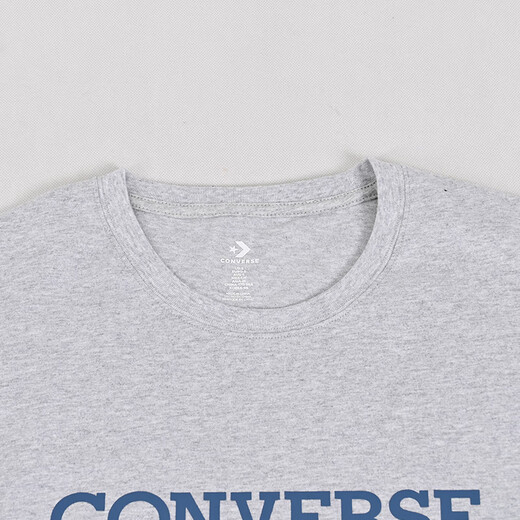 匡威（Converse）季新款简约印花男女中性潮流运动休闲短袖T恤潮流上衣10 MCH687-GHG XL