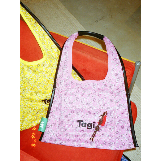 Tagi.hobo边边大容量多色通勤边边单肩包帆布单肩包袋七夕礼物 芝士腰果