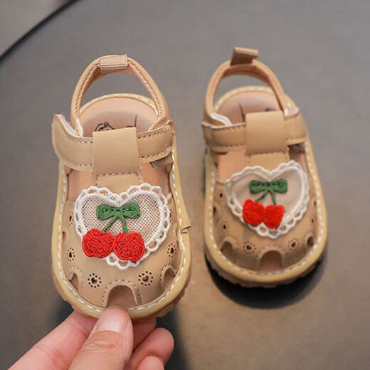 Baby Sandalen Mädchen nicht rutschernde atmungsaktive Prinzessinschuhe weicher Sourentasche-Zoe-Anruf Schuhe für Babys und Kleinkinder Sommer Neue Kleinkindschuhe Rosa Größe 18 Größe 12,5 cm Innenlänge / Empfohlene Fußlänge 12 cm
