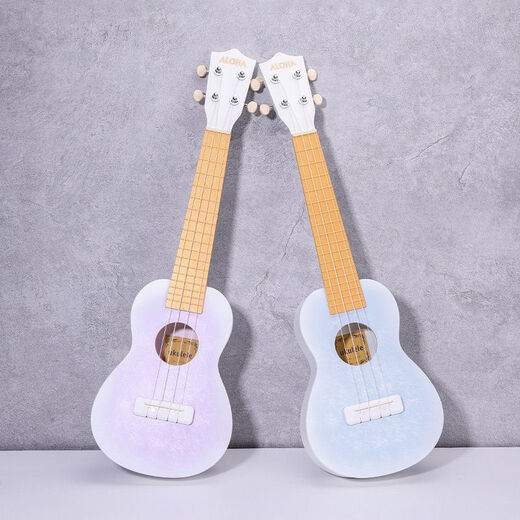 Ibanez23寸尤克里里ukulele可弹奏乐器小吉他礼物尤克里里冰花高级配色 23寸冰花紫