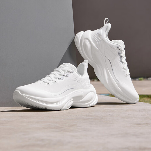 361 Sports Shoes Women's Autumn Water-Repellent Linfox Casual Soft Sole White Jogging Shoes Women 682532244-1