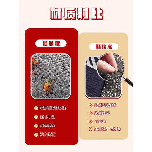 语森忆圆形地毯卧室椅子地垫客厅沙发地板垫子家用脚垫阳台隔音防滑打理 硅胶底水晶绒YY1484 1件数 直径120CM耐磨耐刮蹭