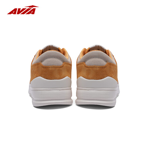 AVIA新品825R复古潮流球鞋女款时尚百搭低帮透气运动鞋鞋子 白橙 37