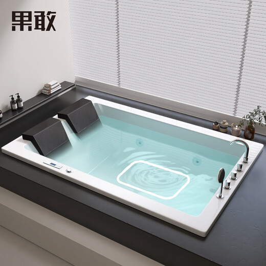 Kokang B & B Villa Internet Promi eingebettete Badewanne Zwei Paare Dusche integriert 1,85 m 719 Badewanne eingebetteter Lufttank + Abfluss + Überlauf 1,9m