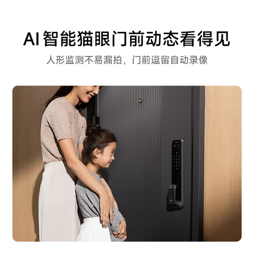 Xiaomi serrure de porte intelligente 2 veine de doigt version améliorée empreinte digitale veine de doigt oeil de chat serrure à code visuel serrure électronique