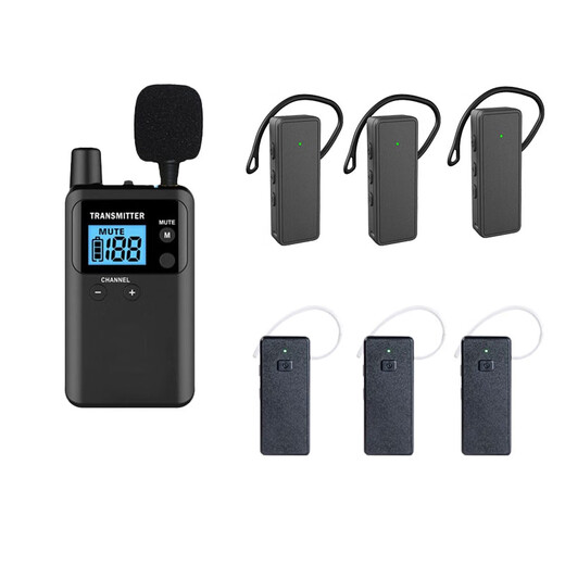 Landscape Wireless Interpreter One-to-Many Set Government and Enterprise Reception Enterprise Exhibition Hall Museum Visiting Interpreter Equipment S721 Model 1 Lecture 50 People Listen