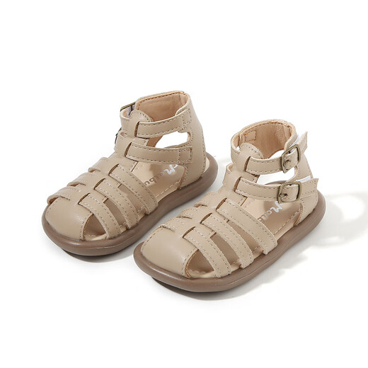 BOE [Official Flagship] OCC Girls' Shoes Baby Toddlers' Shoes New Summer Sandals High Top Children's Rose 9221 Brown 22 Factory Order Price-25 Whole (100 Pairs)