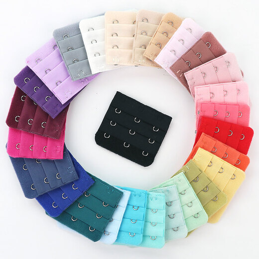 
Wantao large three-breasted buckle lengthened 3 rows of underwear buckle spacing 1.9cm extended bra connection belt 5.5 extension belt accessories light skin color