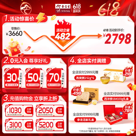 余仁生H系 100g 干燕窝 干盏燕窝 进口溯源 孕妇燕窝 礼盒 端午节礼物