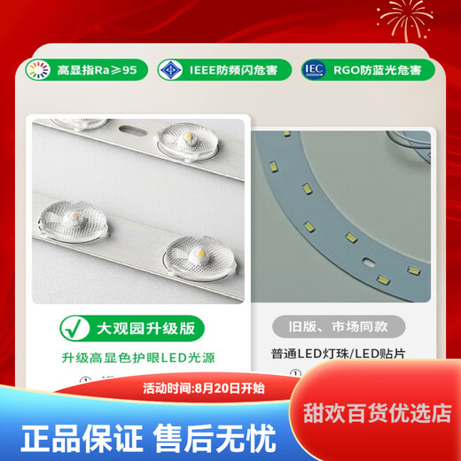 大观园（DGY）简约客厅吊灯创意卧室灯月球泡泡吊线灯卡通星球吊灯中山 9734黑色13头三色彩球15cm大球款