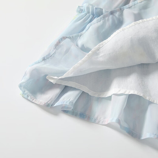 
Fanhuo girls dress summer 2025 new fashionable children's princess skirt little girl baby vest skirt summer blue 80 cm