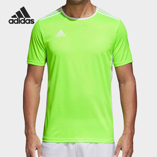 Adidas kurzärmelige Herrenkleidung, neues Sommer-Fitness-Training im Freien, Laufen, komfortable und atmungsaktive Freizeitkleidung, lose Sportt-Shirt CE9758/ 2XL