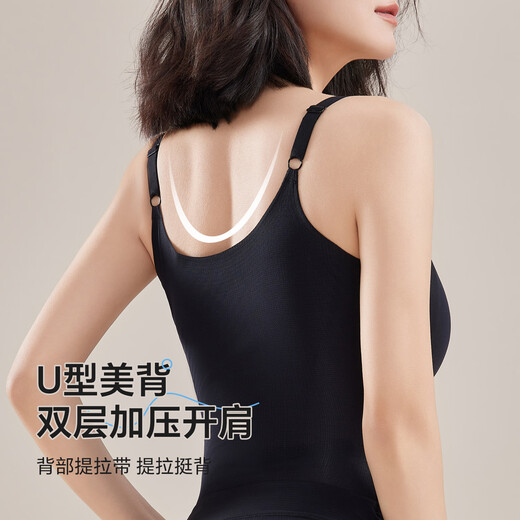 
GRACEWELL women's body shaping jumpsuit tie body slimming body body weight body weight body weight fat burning belly pants hip lifting waist waist ties underwear thin QS