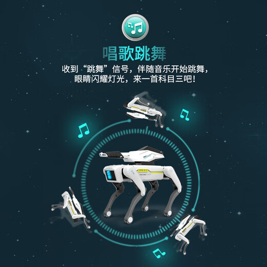 
Bordes Children's AI Remote Control Robot Toys Boys Intelligent Black Technology Dialogue Small Electric Toys Birthday Gift AI Smart Clip Dog [Clip + 12 Instructions] Three Electric Gift Version [90 Minutes]