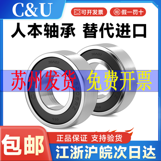 人本6205轴承6201高速6202大全6203 62046206电机6306 6308RZ 6203-2RZ假一罚十转速15000