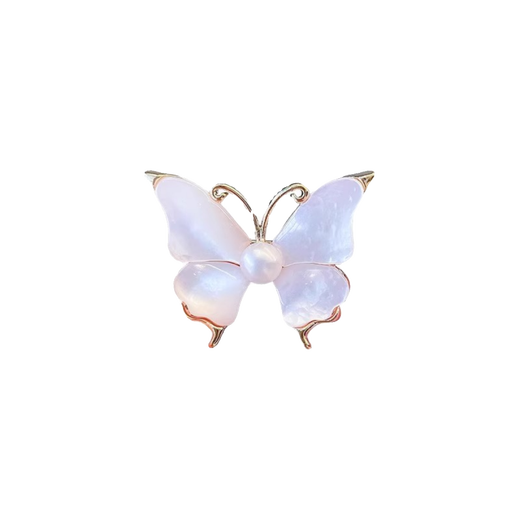 Blessing Fortune Pearl Butterfly Brooch Women's Accessories Mother-of-Fritillary Pearl Butterfly Brooch