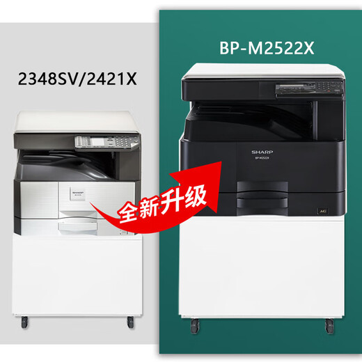 夏普打印机 M2522X一体机 M2322RA3A4复印机设备黑白复合机扫描多功能办公一体商 M2522X+无线打印（摆脱布线问题/支持手机） 官方标配