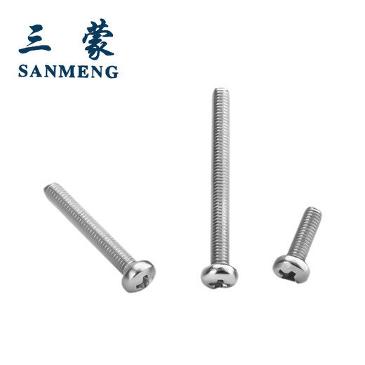 Sanmeng 304 stainless steel cross pan head screw GB818 M4*16 (20 pieces/bag)