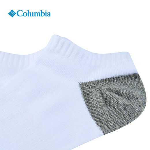 Columbia哥伦比亚户外男女通用时尚双色组合一对装运动袜RCS673 WH1 L