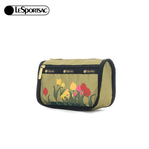 LeSportsac new TRENDY series retro tulip multi-compartment storage clutch bag for girls gifts retro tulip