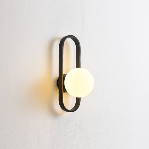 Wandlampen Hintergrund Wandlampe Personalisierte Treppe Ganglampe 6624a Schwarz + 7 Fliesen warmes Licht Wenn Sie weißes Licht benötigen, hinterlassen Sie eine Nachricht