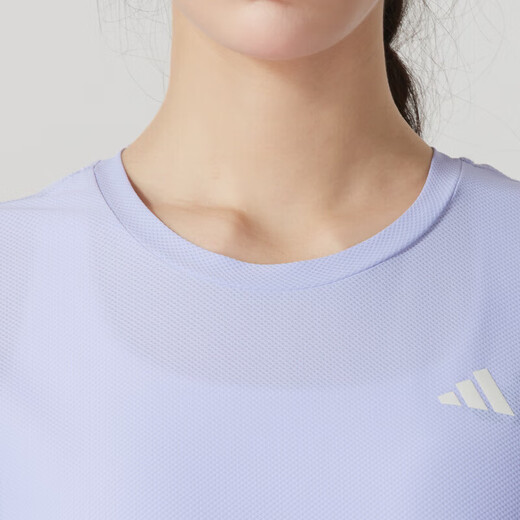 Adidas women's sports suit 25 summer new fast drying breathable casual short-sleeved T-shirt loose trousers two-piece set JD6435+JZ2173 XL