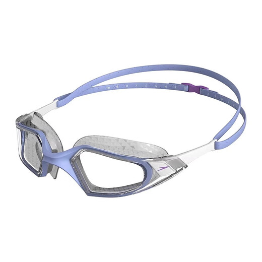 Speedo swimming goggles rimless large field of view women's high-definition anti-fog waterproof swimming goggles for men and women blue_purple_transparent color (non-coated) flat light