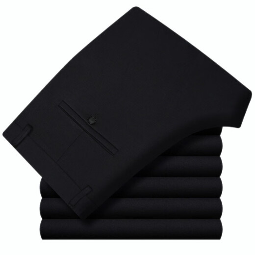 Tiger City Wollhose Echter Winter Dicke Männer mittleren Alters mit eisenfreiem Freizeitanzug Hosen Business Daddy Hosen 9207 Schwarz gestreifter Sommer Dünnstil 29 (2 Fuß 2 Taillenumfang Sammlung Socken Socken
