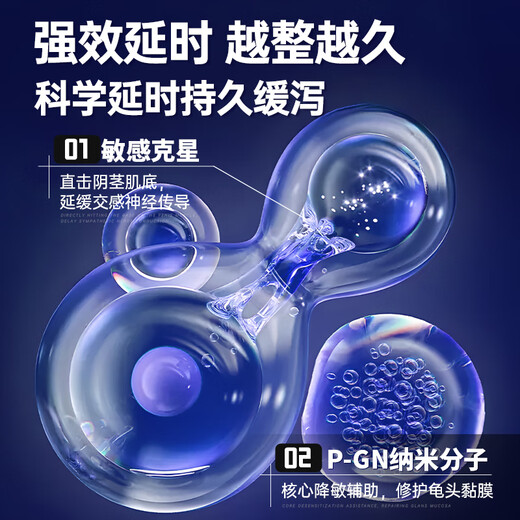 Kawai verzögertes Verzögerungsspray für Männer, kleine blaue Sprühflasche, langfristiges Einführen ohne Ejakulation, vorzeitige Ejakulation, empfindliche Eichel, Medizin kann ohne Taubheitsgefühl geleckt werden, 6 ml