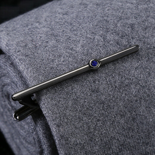 AREA法国进口品质领带夹男士正装商务轻奢结婚西装领带固定夹子创意 银色