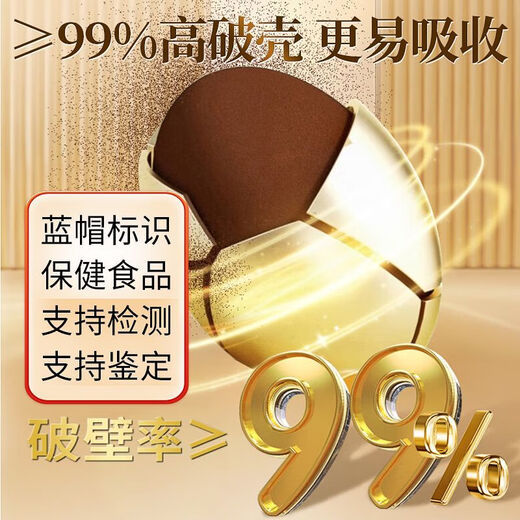 北京同仁堂孢子粉破壁灵芝粉 正宗蓝帽认证老人增强免疫 【两瓶装】200g